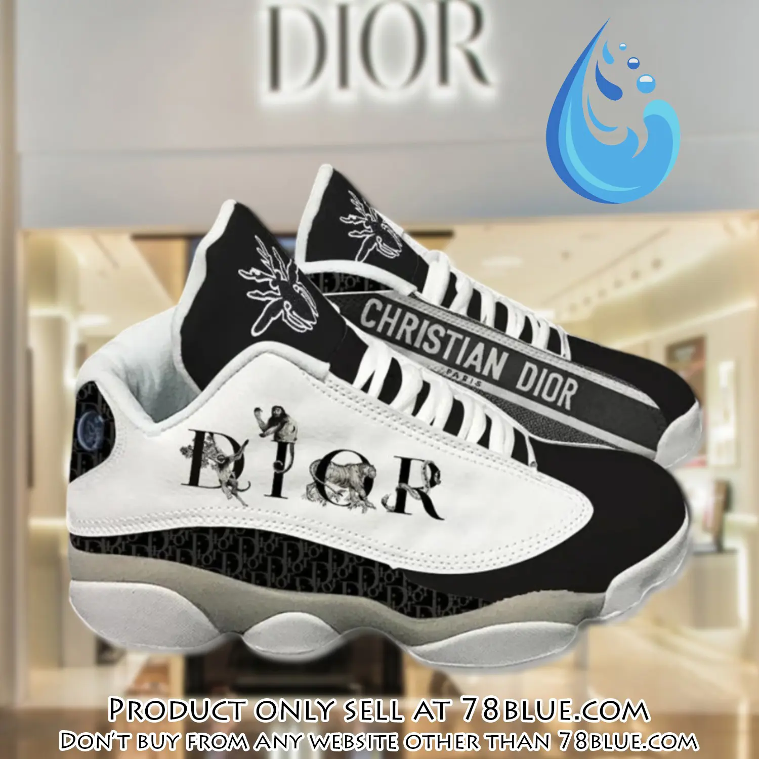 Dior white air jordan 13 sneakers shoes chanel gifts for men women 78b5237866